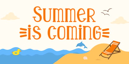 Sunny Scoops Font Poster 5