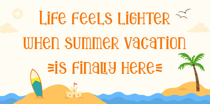 Sunny Scoops Font Poster 4