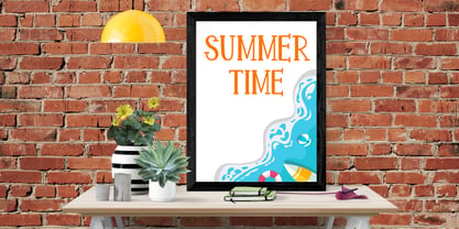 Sunny Scoops Font Poster 2