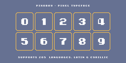 Pixobay Font Poster 13