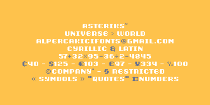 Pixobay Font Poster 9
