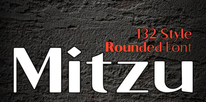 Mitzu Font Poster 1