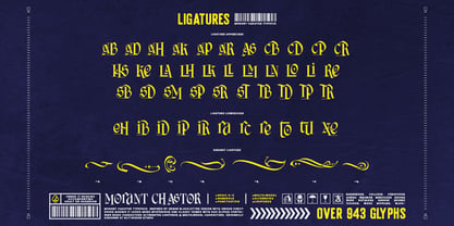 Morant Chastor Font Poster 15