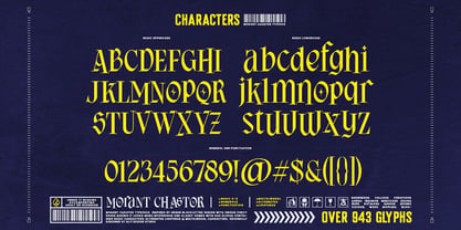 Morant Chastor Font Poster 6