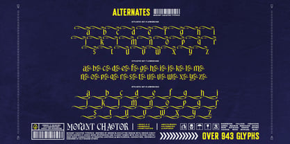 Morant Chastor Font Poster 12