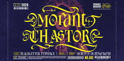 Morant Chastor Font Poster 1