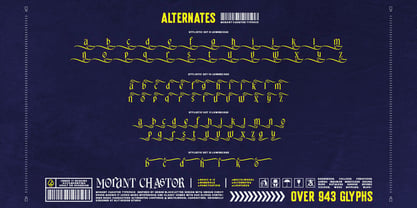 Morant Chastor Font Poster 14