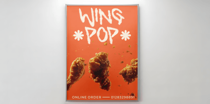 Wingo Font Poster 4