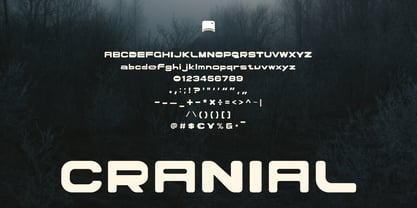 Cranial Font Poster 2