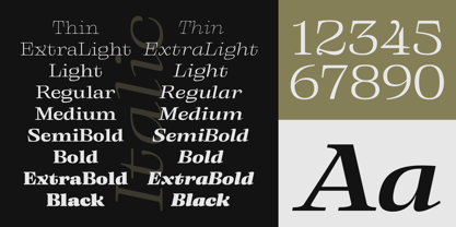 Binetra Font Poster 3