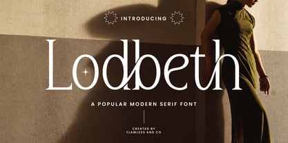 Lodbeth Font Poster 2