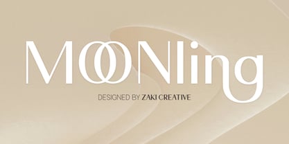 Moonling Variable Font Poster 1