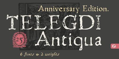 Telegdi Antiqua Font Poster 1