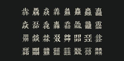 KangXi Dictionary Font Poster 5