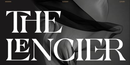The Lencier Font Poster 1