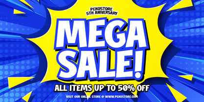 Comic Beacon Font Poster 7