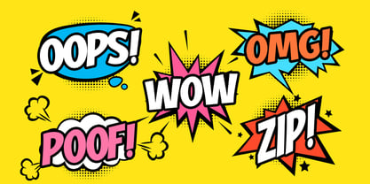 Comic Beacon Font Poster 5