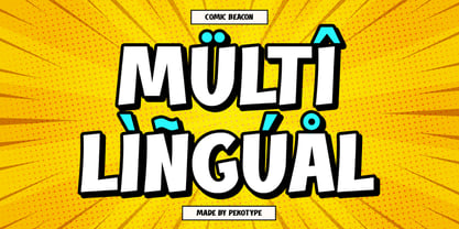 Comic Beacon Font Poster 4