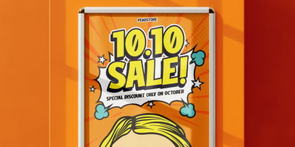 Comic Beacon Font Poster 10