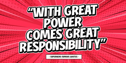 Comic Beacon Font Poster 6
