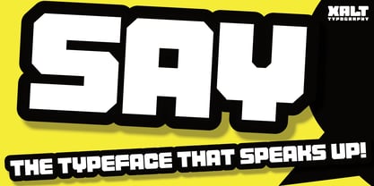 Say Font Poster 1