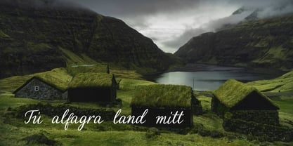 Wild Faroes Cyrillic Font Poster 5