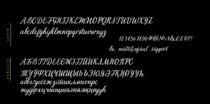 Wild Faroes Cyrillic Font Poster 7