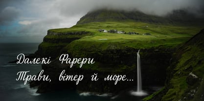 Wild Faroes Cyrillic Font Poster 4