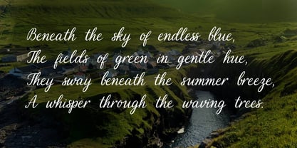 Wild Faroes Cyrillic Font Poster 3
