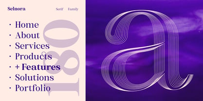 Selnora Font Poster 8