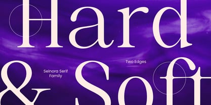 Selnora Font Poster 4