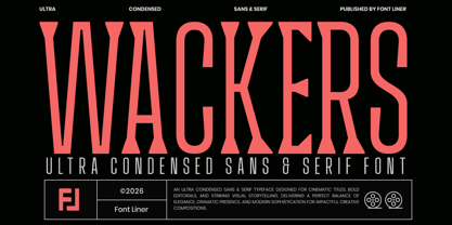 Wackers Font Poster 1