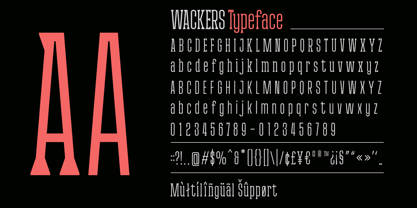 Wackers Font Poster 10