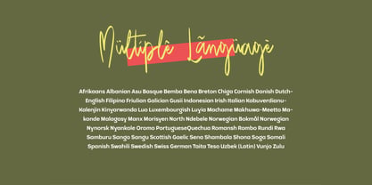 Mango Driver Brush Font Poster 4