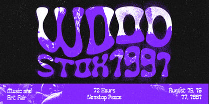 Funky Winky Font Poster 7