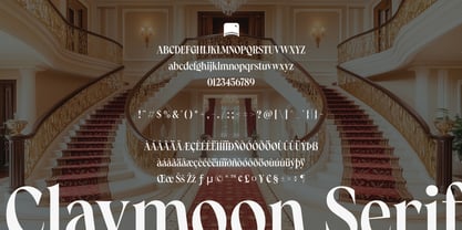 Claymoon Serif Font Poster 2