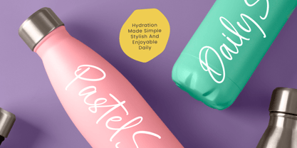 Pastelswirl Font Poster 4