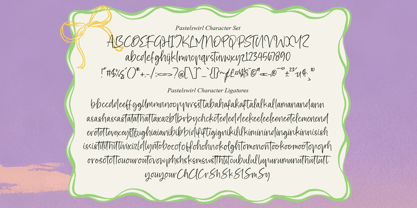 Pastelswirl Font Poster 10