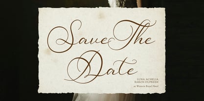 Van Marigella Font Poster 3
