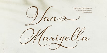 Van Marigella Font Poster 1