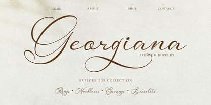 Van Marigella Font Poster 5