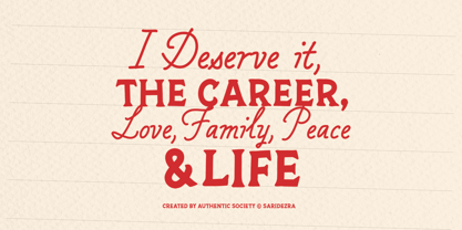 Authentic Society Font Poster 9