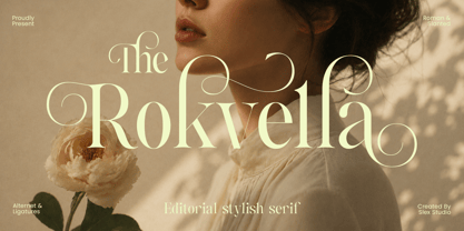 The Rokvella Font Poster 1