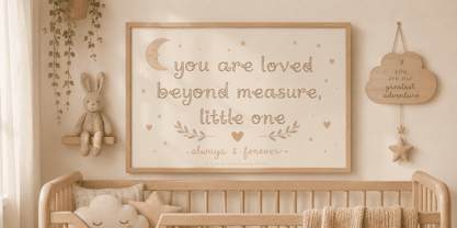 Knitheart Font Poster 3