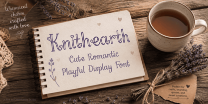 Knitheart Font Poster 9