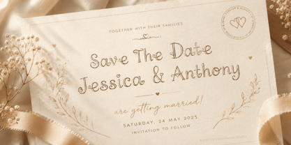 Knitheart Font Poster 5