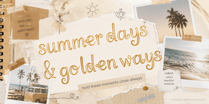 Knitheart Font Poster 7