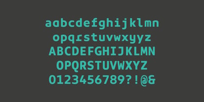 Mainboard Mono Font Poster 11