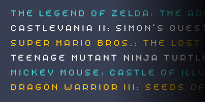 Player One Font Poster 12