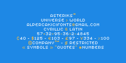 Player One Font Poster 11